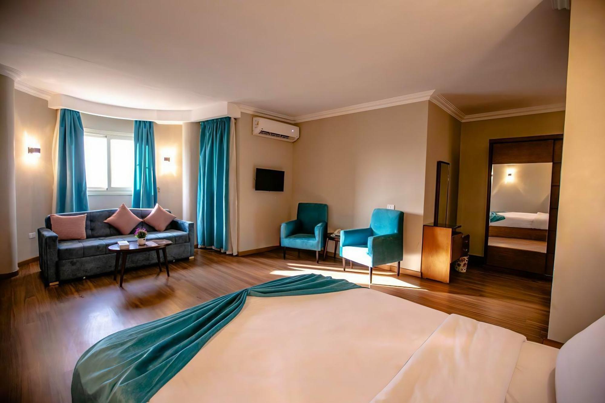 Pyramids Oasis Hotel Kafret el-Gabal Eksteriør bilde
